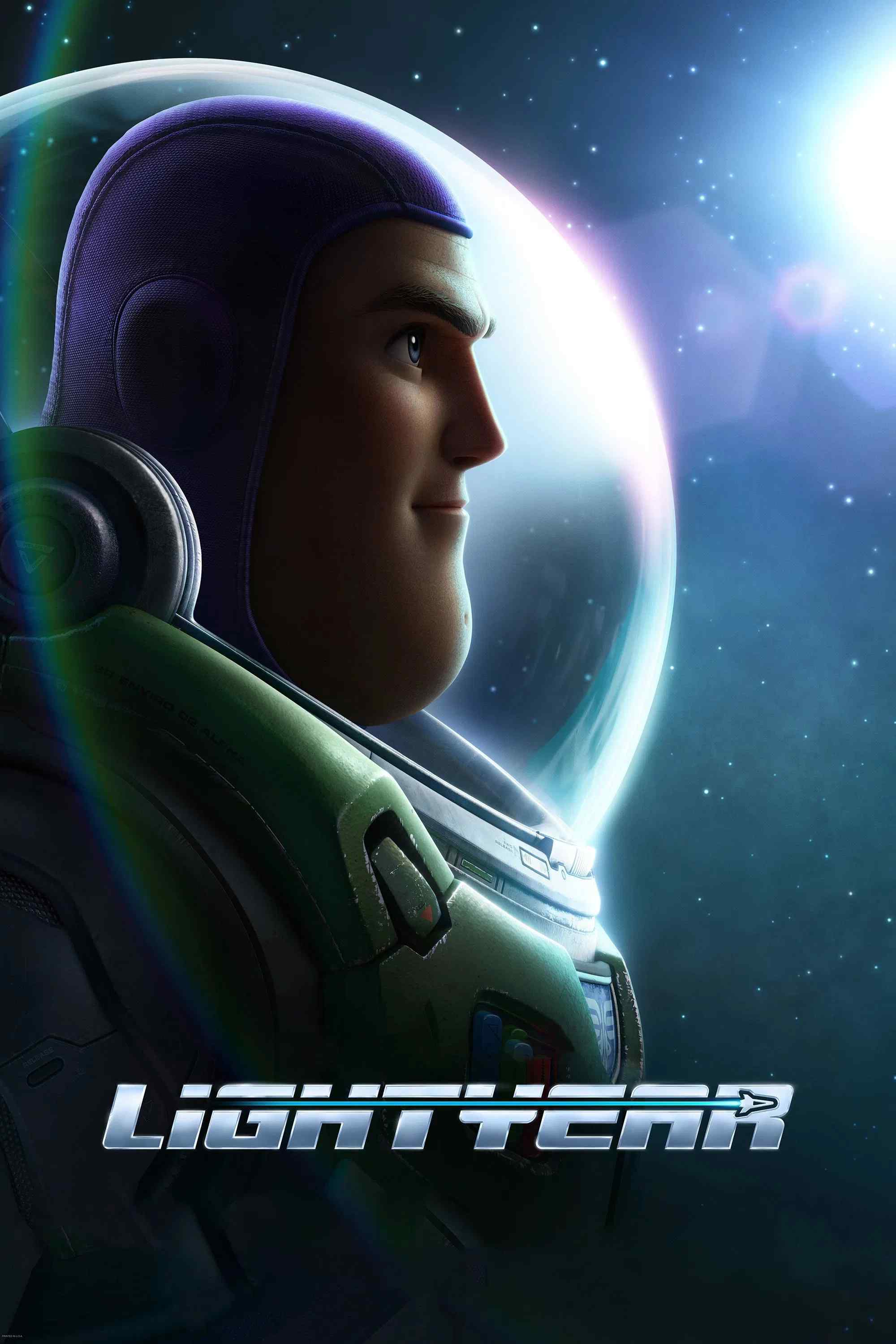 Poster chính thức của phim Phim Hoạt Hình, Phim Viễn Tưởng "Lightyear: Cảnh Sát Vũ Trụ" (Lightyear - 2022), với sự tham gia của diễn viên Chris Evans và Keke Palmer.