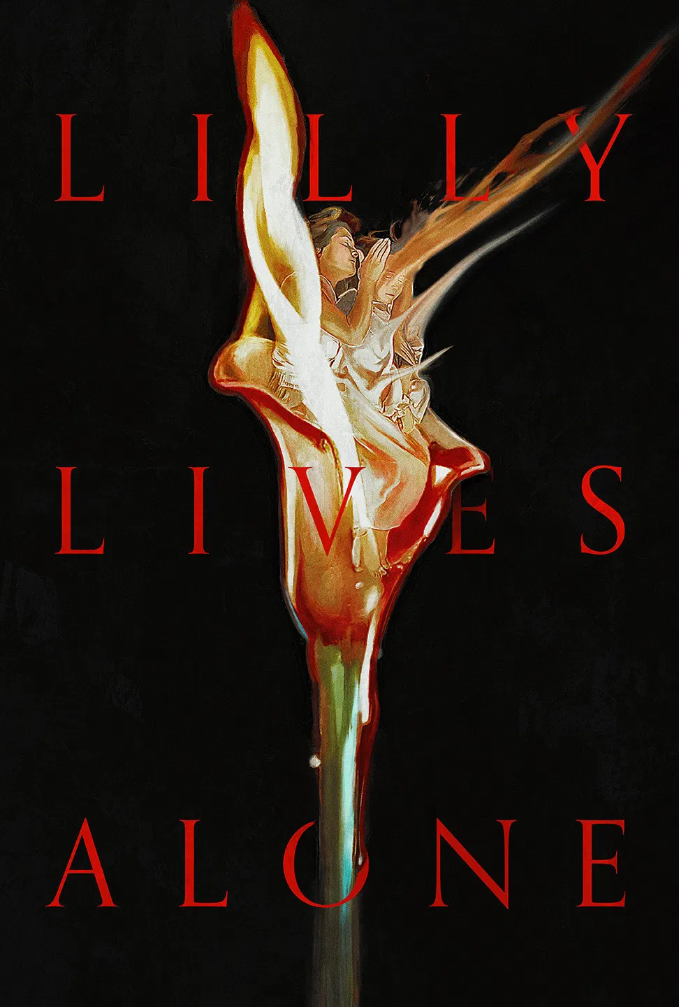 Poster chính thức của phim Phim Kinh Dị, Phim Giật Gân "Lilly sống một mình" (Lilly Lives Alone - 2025), với sự tham gia của diễn viên Shannon Beeby và Jeffrey Combs.