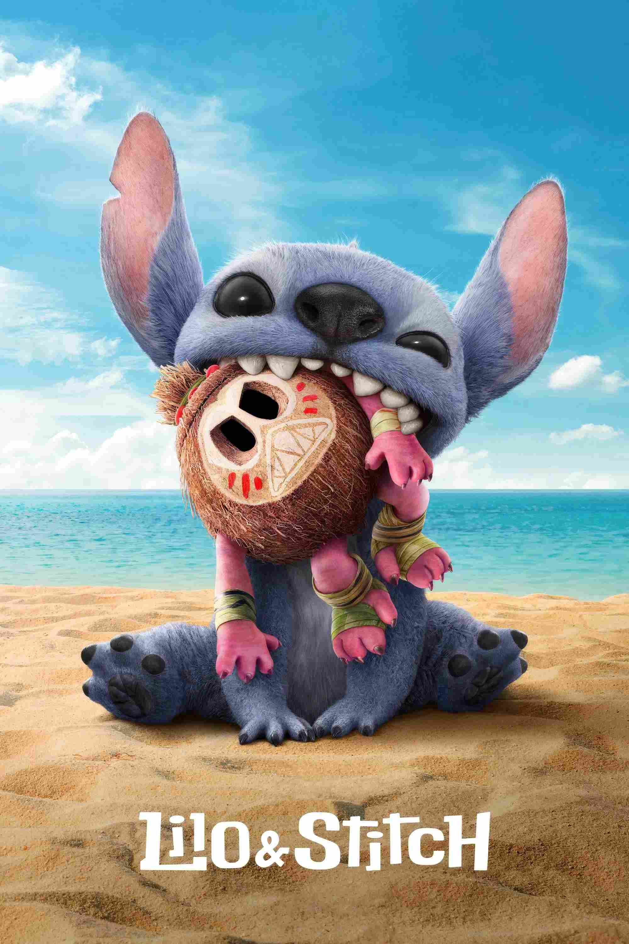 Poster chính thức của phim Phim Gia Đình, Phim Viễn Tưởng "Lilo Và Stitch" (Lilo & Stitch - 2025), với sự tham gia của diễn viên Maia Kealoha và Sydney Agudong.
