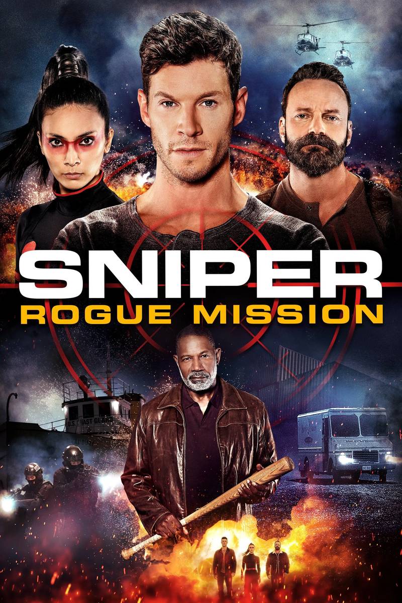 Poster chính thức của phim Phim Hành Động, Phim Giật Gân "Lính Bắn Tỉa 9: Nhiệm Vụ Gian Truân" (Sniper: Rogue Mission - 2022), với sự tham gia của diễn viên Chad Michael Collins và Ryan Robbins.