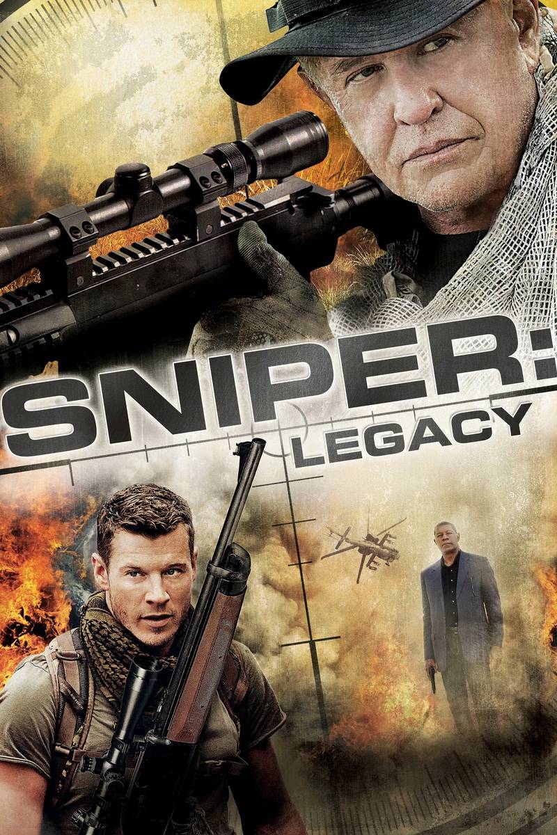 Poster chính thức của phim Phim Giật Gân, Phim Hành Động "Lính Bắn Tỉa: Đặc Vụ Kế Thừa" (Sniper: Legacy - 2014), với sự tham gia của diễn viên Tom Berenger và Chad Michael Collins.