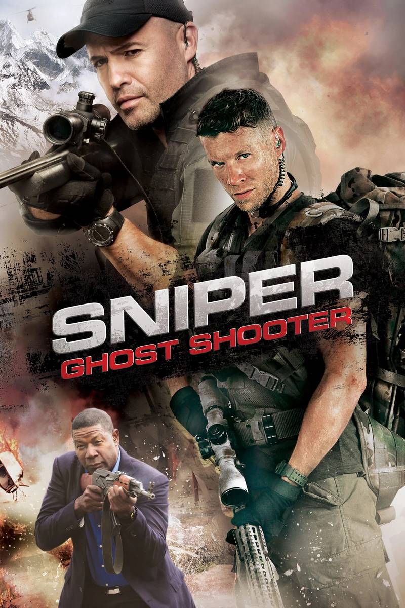 Poster chính thức của phim Phim Hành Động, Phim Tâm Lý "Lính bắn tỉa: Truy tìm nội gián" (Sniper: Ghost Shooter - 2016), với sự tham gia của diễn viên Chad Michael Collins và Billy Zane.