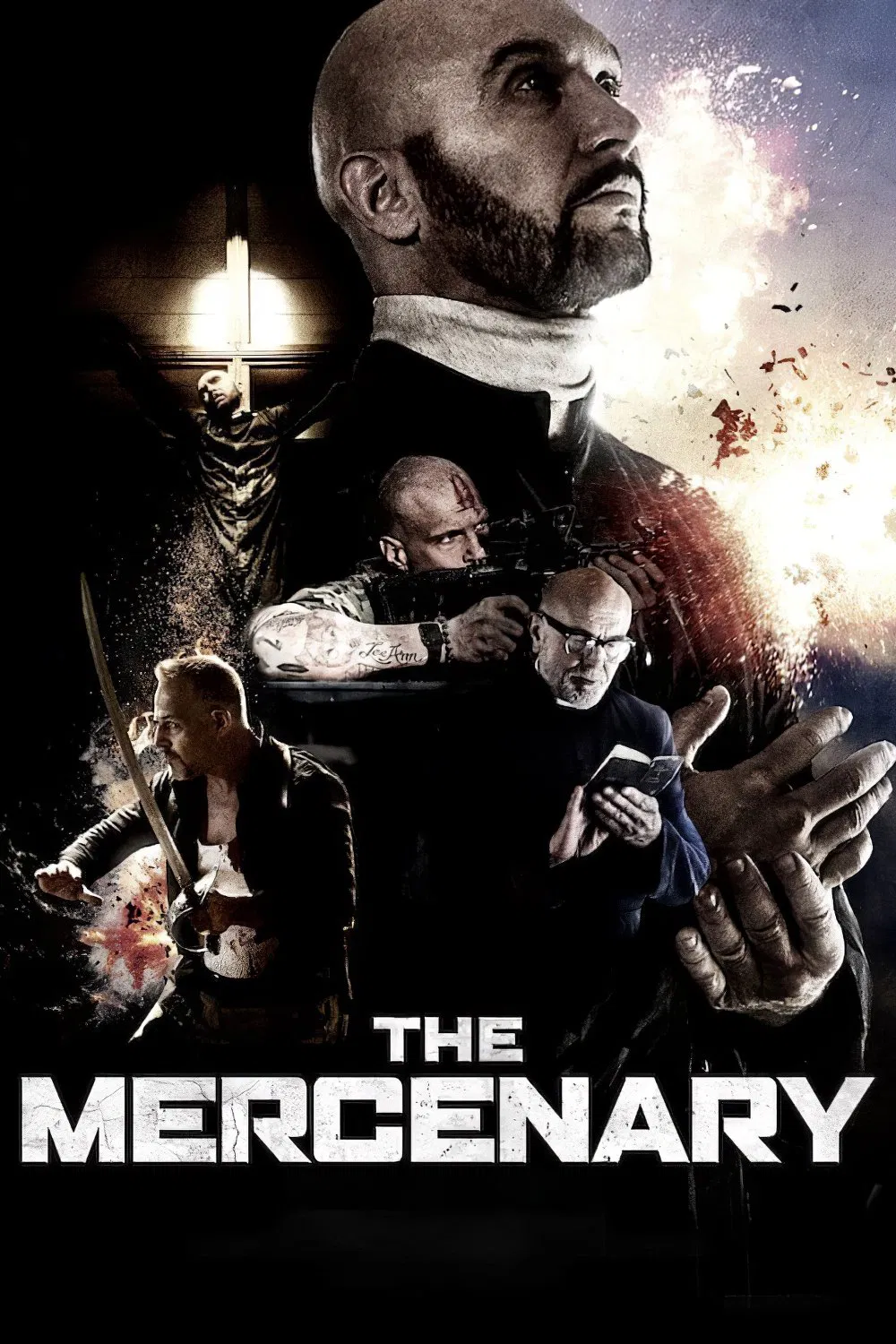 Poster chính thức của phim Phim Hành Động "Lính Đánh Thuê" (The Mercenary - 2020), với sự tham gia của diễn viên Dominique Vandenberg và Louis Mandylor.