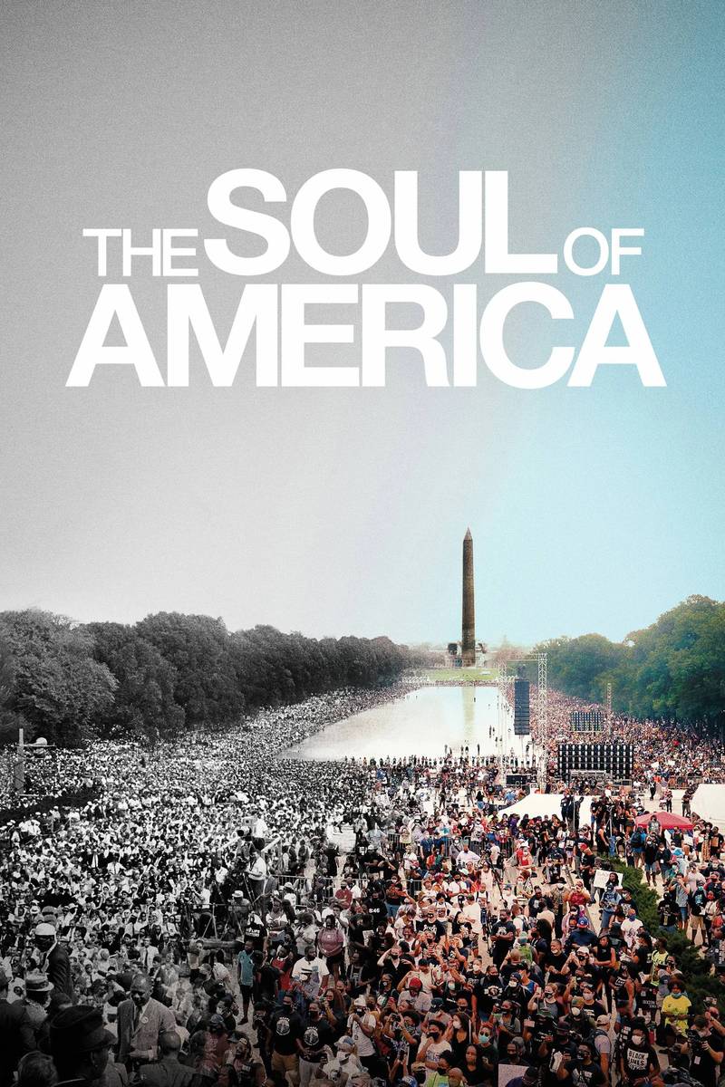 Poster chính thức của phim Phim Tài Liệu "Linh Hồn Của Nước Mỹ" (The Soul of America - 2020), với sự tham gia của diễn viên Jon Meacham và John Lewis.
