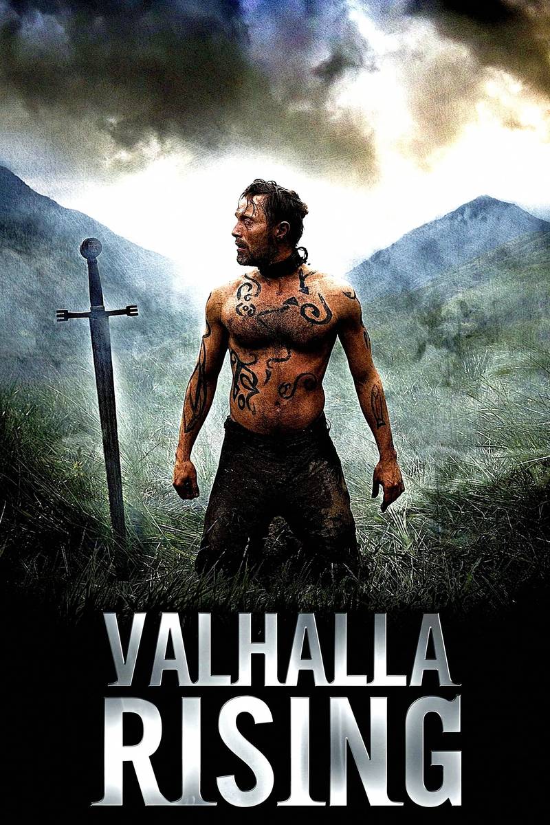 Poster chính thức của phim Phim Phiêu Lưu, Phim Tâm Lý "Linh Hồn Tử Sĩ" (Valhalla Rising - 2009), với sự tham gia của diễn viên Mads Mikkelsen và Gary Lewis.
