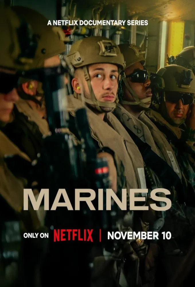 Poster chính thức của phim Phim Tài Liệu "Lính Thủy Đánh Bộ Hoa Kỳ" (MARINES - 2025).