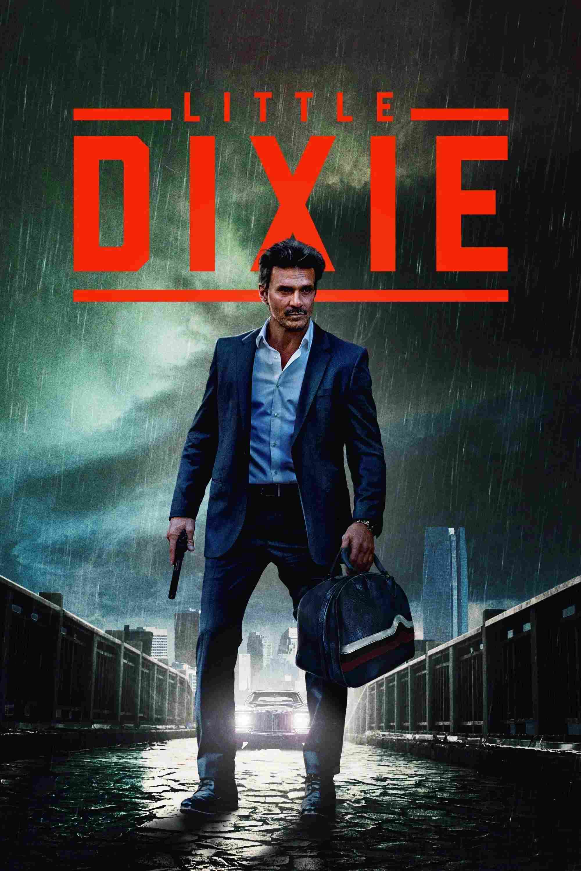 Poster chính thức của phim Phim Hành Động, Phim Hình Sự "Dixie Bé Bỏng" (Little Dixie - 2023), với sự tham gia của diễn viên Frank Grillo và Eric Dane.
