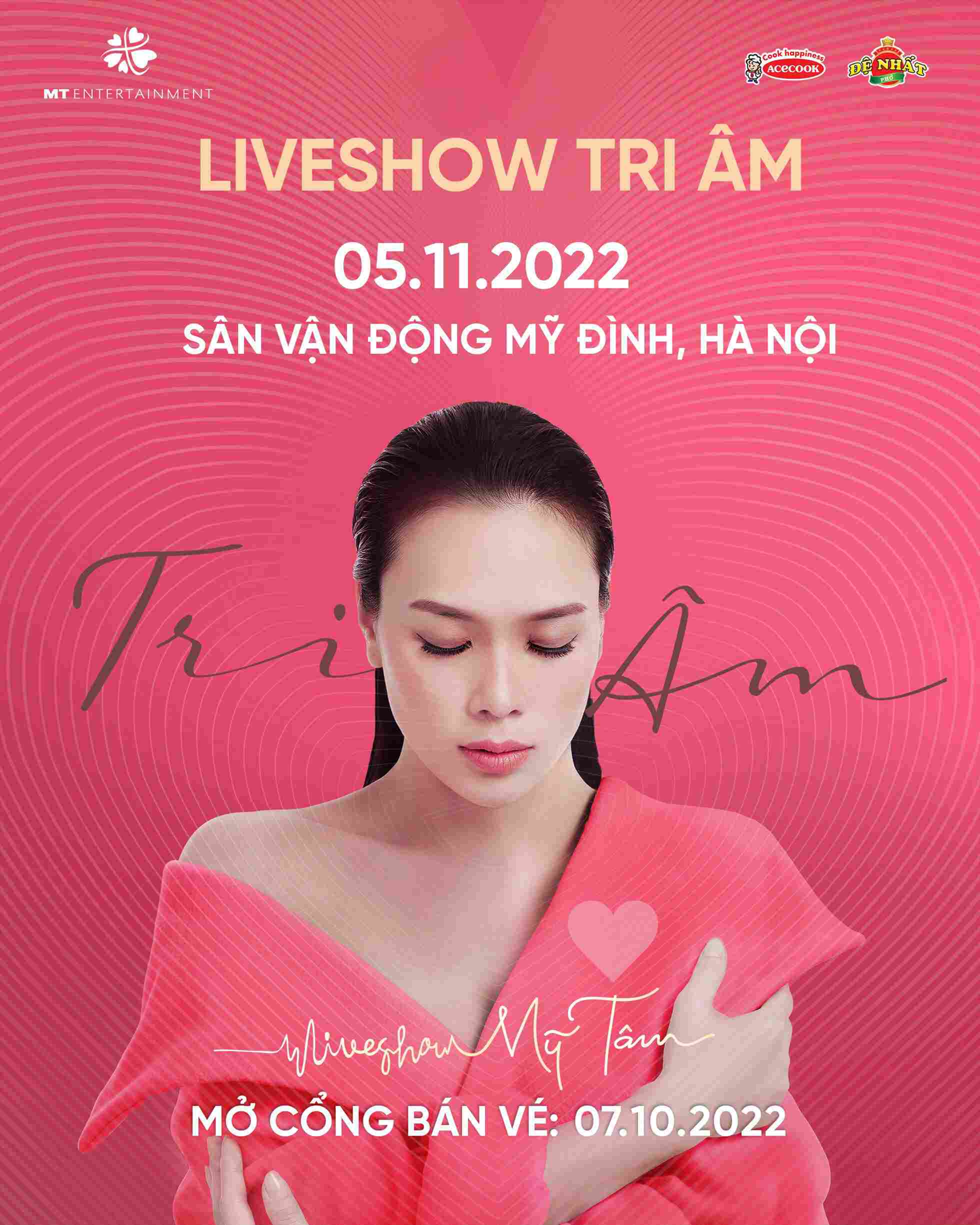 Poster phim Liveshow Tri Âm - Mỹ Tâm
