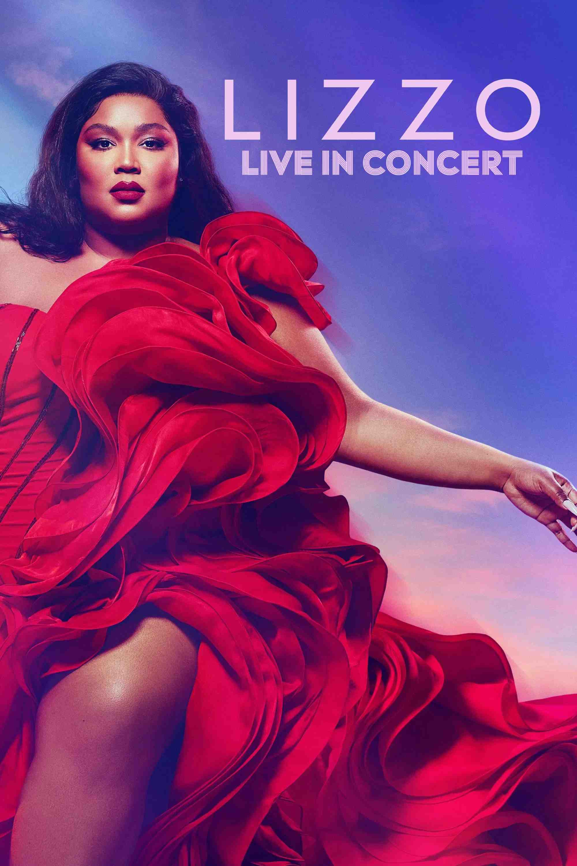 Poster chính thức của phim Phim Ca Nhạc "Lizzo: Đêm Diễn Trực Tiếp" (Lizzo: Live in Concert - 2022), với sự tham gia của diễn viên Lizzo và Cardi B.