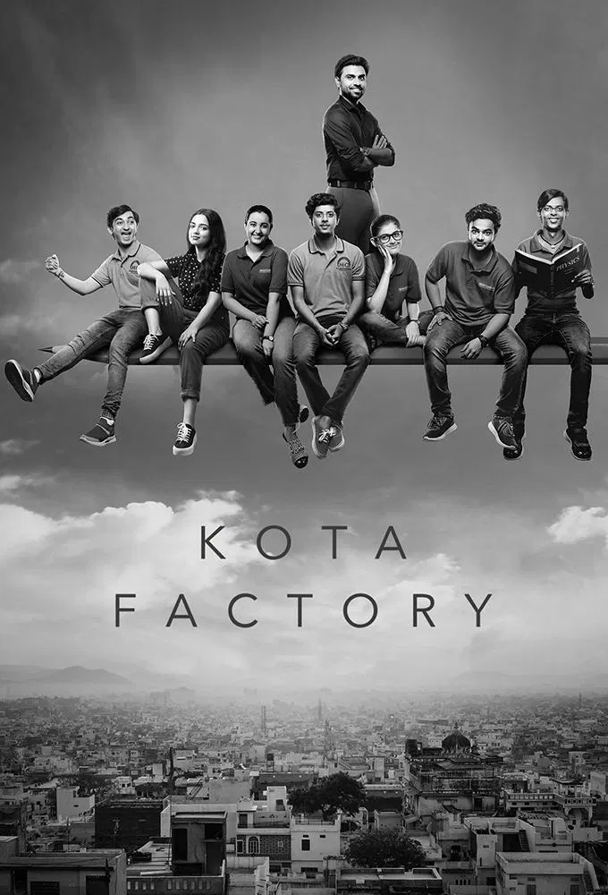 Poster chính thức của phim Phim Hài, Phim Tâm Lý "Lò Luyện Ở Kota (Phần 3)" (Kota Factory - 2019), với sự tham gia của diễn viên Jitendra Kumar và Mayur More.