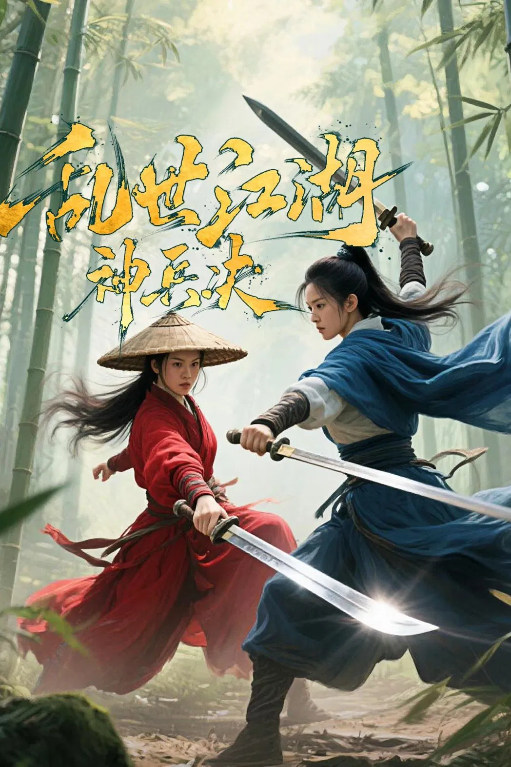Poster chính thức của phim Phim Hành Động, Phim Bí Ẩn "Loạn Thế Giang Hồ: Thần Binh Quyết" (Chaotic Jianghu: Divine Weapons Rivalry - 2025), với sự tham gia của diễn viên Yang Yimo và Li Jingyi.