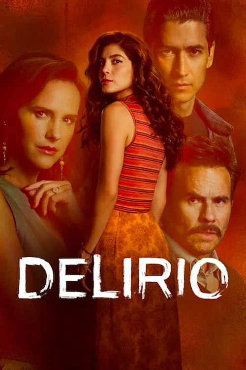Poster chính thức của phim Phim Tâm Lý "Loạn trí" (Delirium - 2025), với sự tham gia của diễn viên Estefania Piñeres và Juan Pablo Raba.
