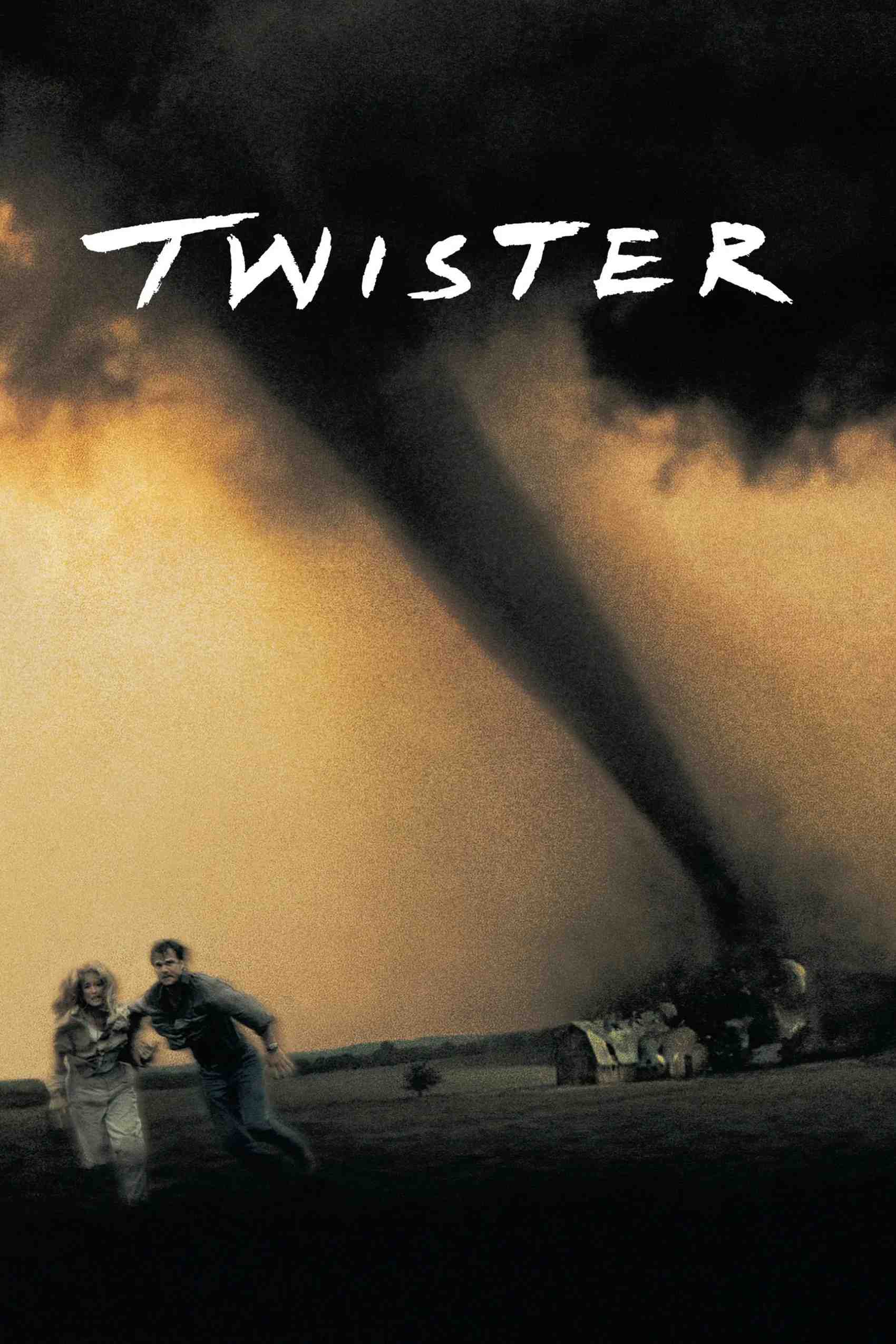 Poster chính thức của phim Phim Hành Động, Phim Phiêu Lưu "Lốc Xoáy" (Twister - 1996), với sự tham gia của diễn viên Helen Hunt và Bill Paxton.