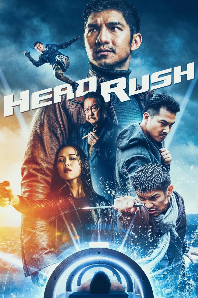 Poster chính thức của phim Phim Hành Động, Phim Viễn Tưởng "Lôi Báo" (Head Rush - 2017), với sự tham gia của diễn viên Cường Seven và Nhã Phương.
