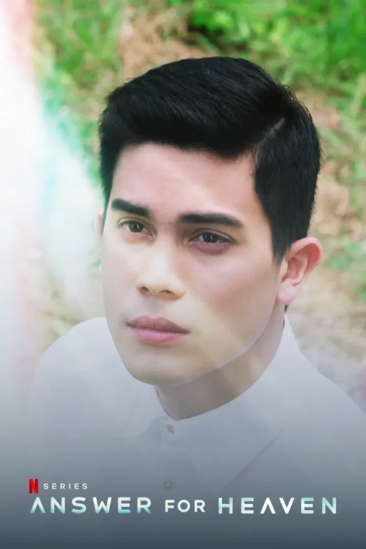Poster chính thức của phim Phim Hài, Phim Hình Sự "Lời đáp Cho Thiên Giới" (Answer for Heaven - 2019), với sự tham gia của diễn viên Sunny Suwanmethanon và Kan Kantathavorn.