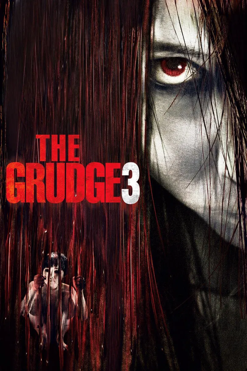 Poster chính thức của phim Phim Bí Ẩn, Phim Kinh Dị "Lời Nguyền 3" (The Grudge 3 - 2009), với sự tham gia của diễn viên Johanna Braddy và Emi Ikehata.