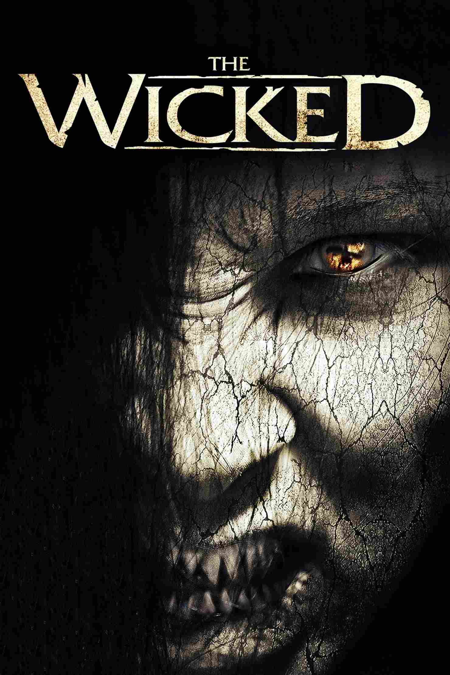 Poster chính thức của phim Phim Giả Tượng, Phim Kinh Dị "Lời Nguyền Ác Ma" (The Wicked - 2013), với sự tham gia của diễn viên Devon Werkheiser và Nicole Forester.