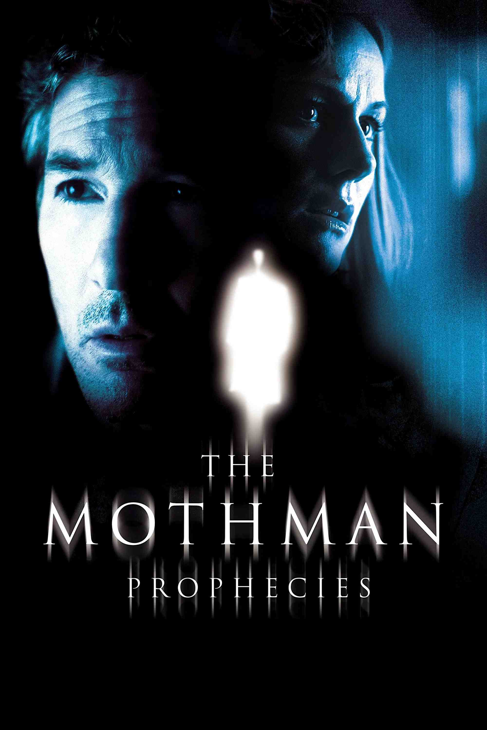 Poster chính thức của phim Phim Tâm Lý, Phim Kinh Dị "Lời Nguyền Đáng Sợ" (The Mothman Prophecies - 2002), với sự tham gia của diễn viên Richard Gere và Laura Linney.