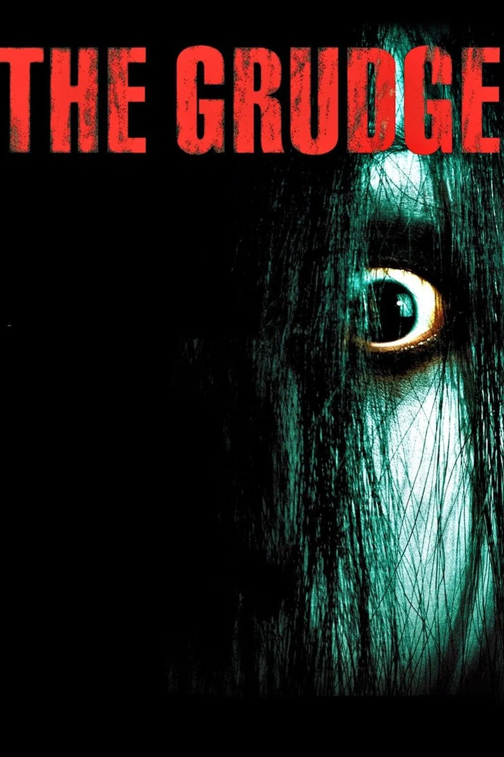 Poster chính thức của phim Phim Kinh Dị, Phim Bí Ẩn "Lời Nguyền" (The Grudge - 2004), với sự tham gia của diễn viên Sarah Michelle Gellar và Jason Behr.
