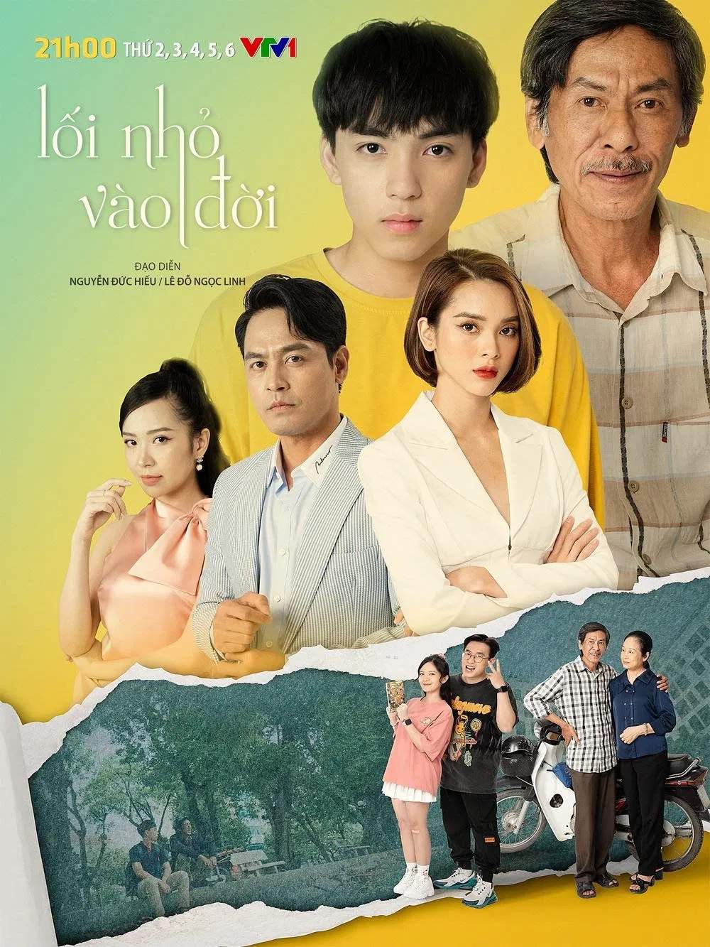 Poster chính thức của phim Phim Tâm Lý, Phim Gia Đình "Lối Nhỏ Vào Đời" (Lối Nhỏ Vào Đời - 2022), với sự tham gia của diễn viên Long Hoàng và Bùi Bài Bình.
