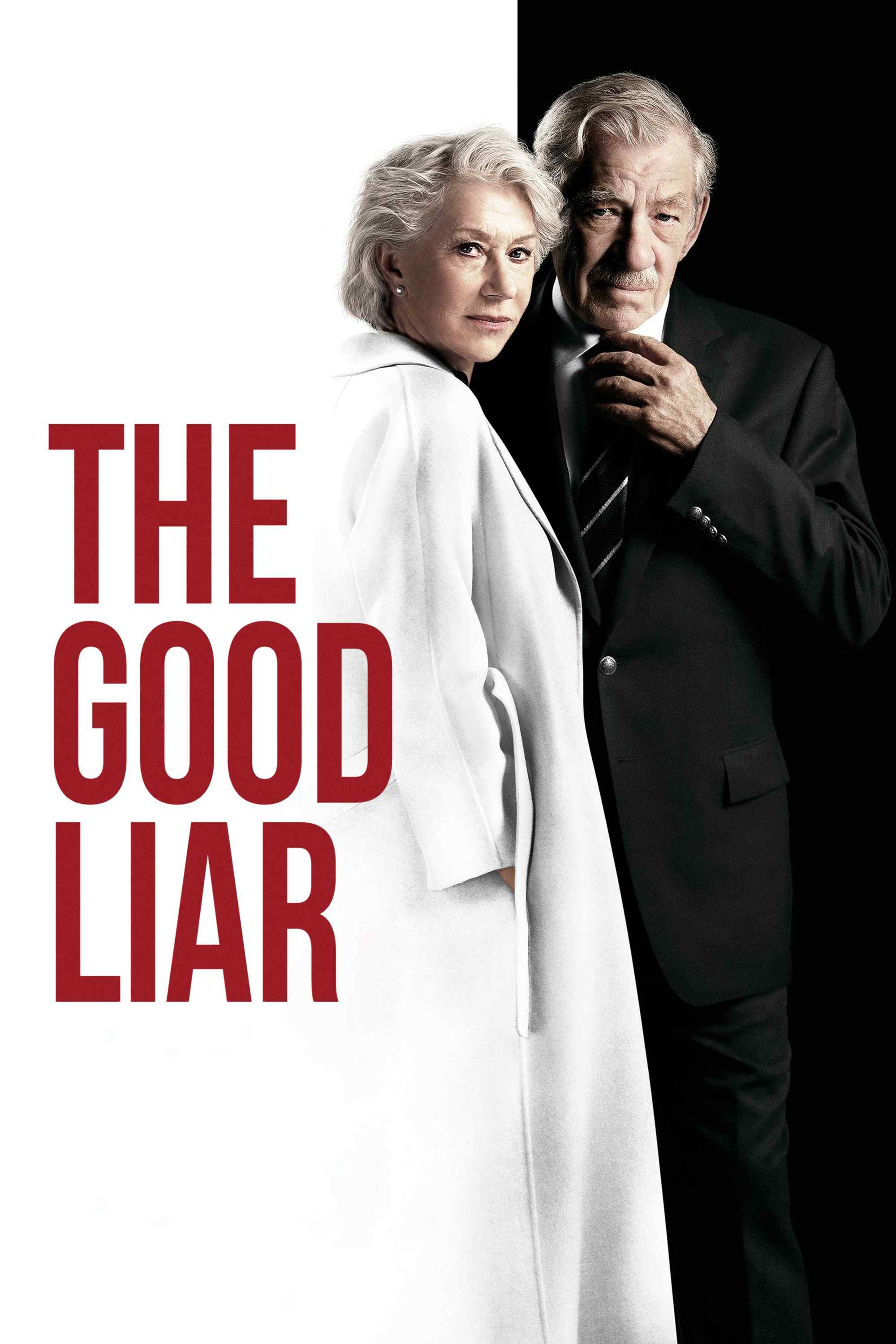 Poster chính thức của phim Phim Hình Sự "Lời Nói Dối Hoàn Hảo" (The Good Liar - 2019), với sự tham gia của diễn viên Helen Mirren và Ian McKellen.