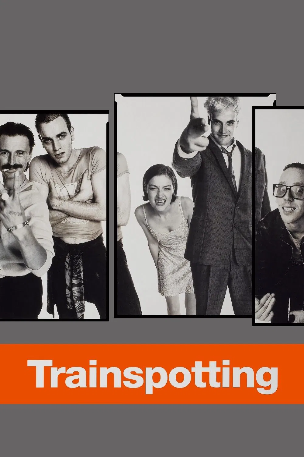 Poster chính thức của phim Phim Tâm Lý, Phim Hình Sự "Lối Sống Đồi Trụy" (Trainspotting - 1996), với sự tham gia của diễn viên Ewan McGregor và Ewen Bremner.