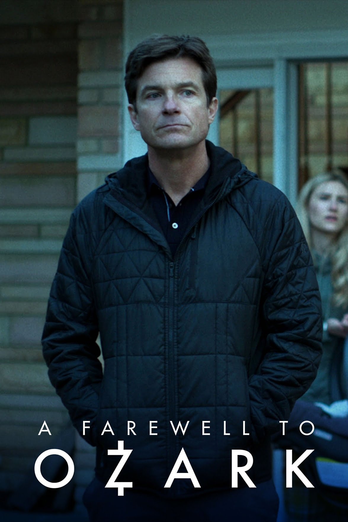 Poster chính thức của phim Phim Tài Liệu "Lời Tạm Biệt Ozark" (A Farewell to Ozark - 2022), với sự tham gia của diễn viên Jason Bateman và Laura Linney.