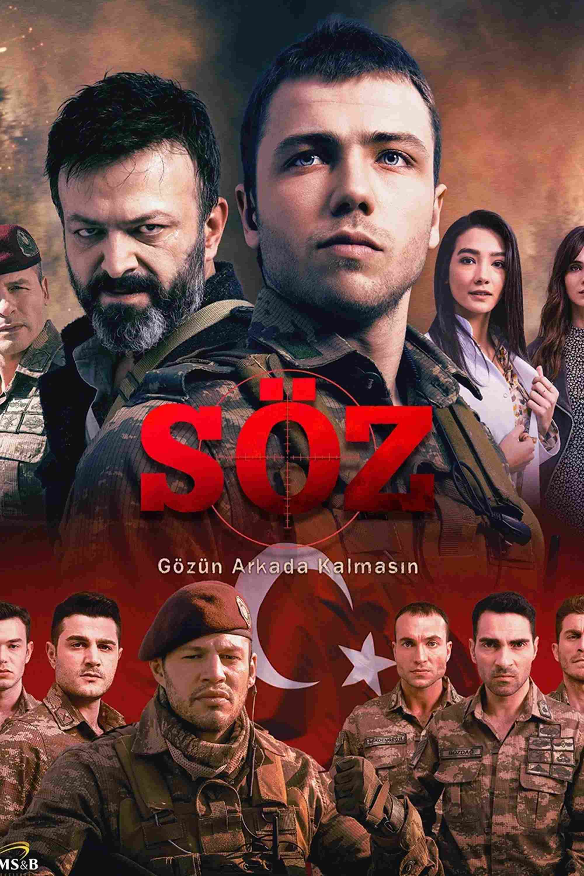 Poster chính thức của phim Phim Chiến Tranh & Chính Trị, Phim Tâm Lý "Lời Thề" (Söz - 2017), với sự tham gia của diễn viên Tolga Sarıtaş và Nihat Altınkaya.