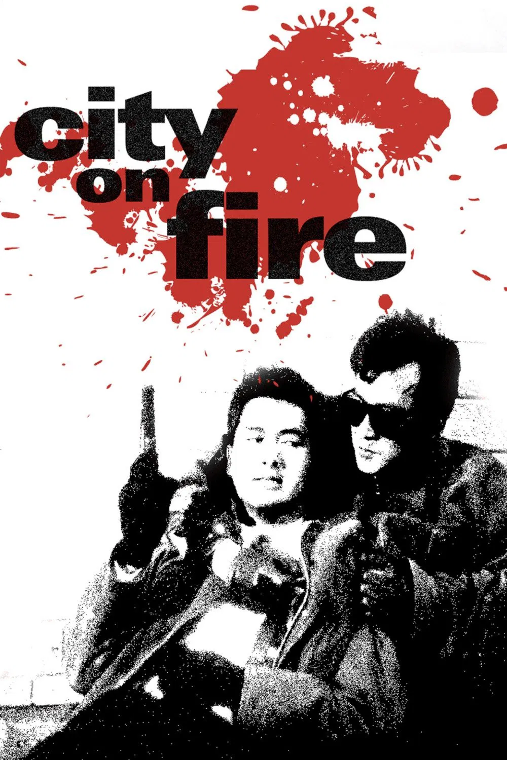 Poster chính thức của phim Phim Hành Động, Phim Hình Sự "Long Hổ Phong Vân" (City on Fire - 1987), với sự tham gia của diễn viên Châu Nhuận Phát và Sun Yueh.