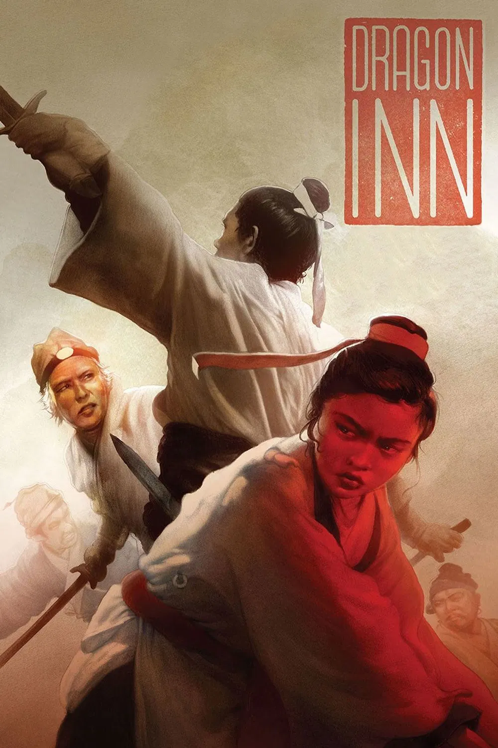 Poster chính thức của phim Phim Hành Động, Phim Phiêu Lưu "long Môn Khách Sạn" (Dragon Inn - 1967), với sự tham gia của diễn viên Shih Chun và Pai Ying.