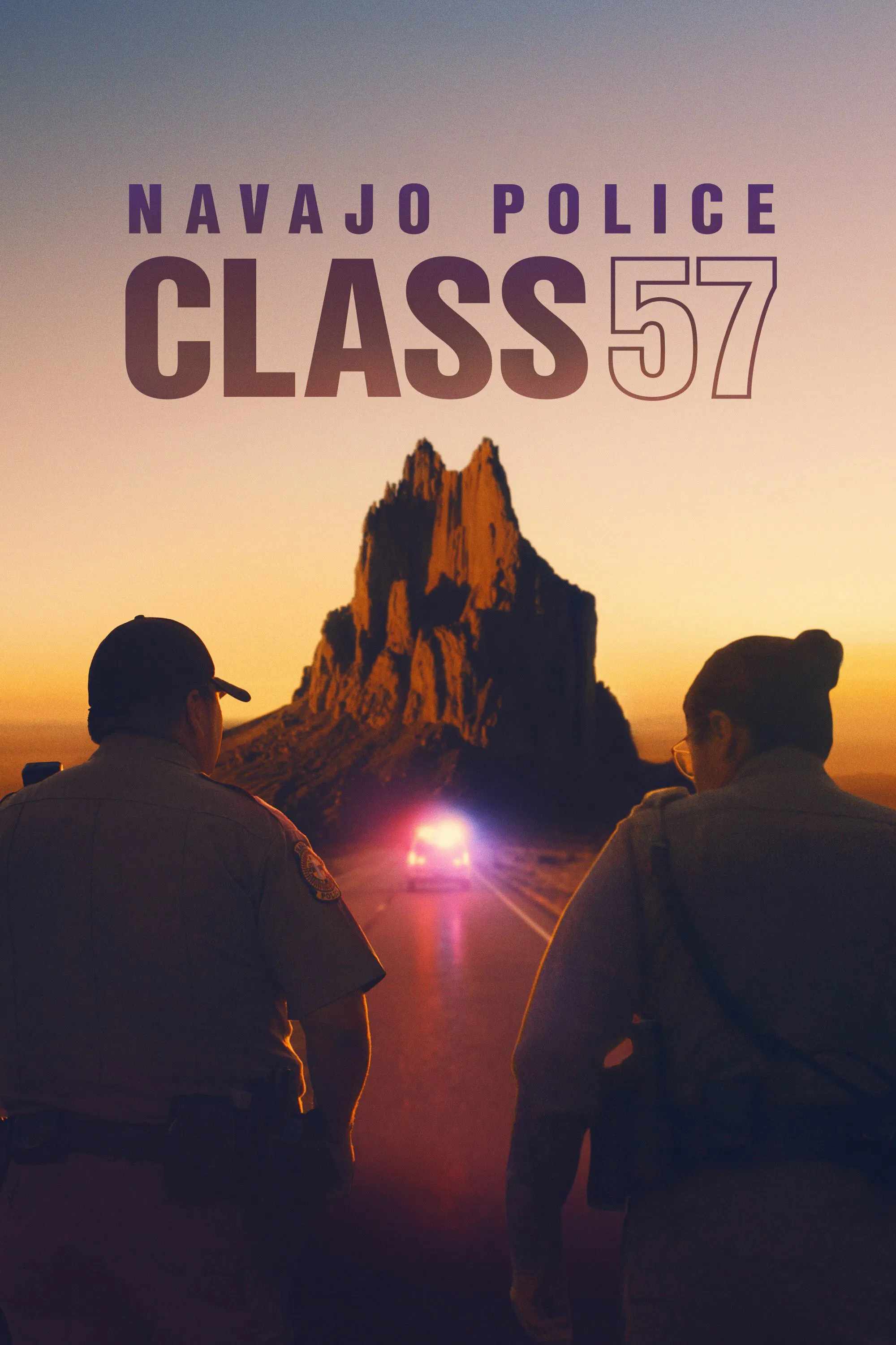 Poster chính thức của phim Phim Tài Liệu "Lớp 57 Học Viện Cảnh Sát Navajo" (Navajo Police: Class 57 - 2023).