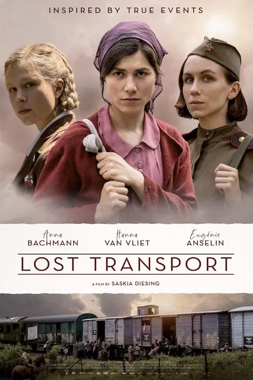 Poster chính thức của phim Phim Tâm Lý, Phim Chiến Tranh "Lost Transport" (Lost Transport - 2022), với sự tham gia của diễn viên Hanna van Vliet và Anna Bachmann.