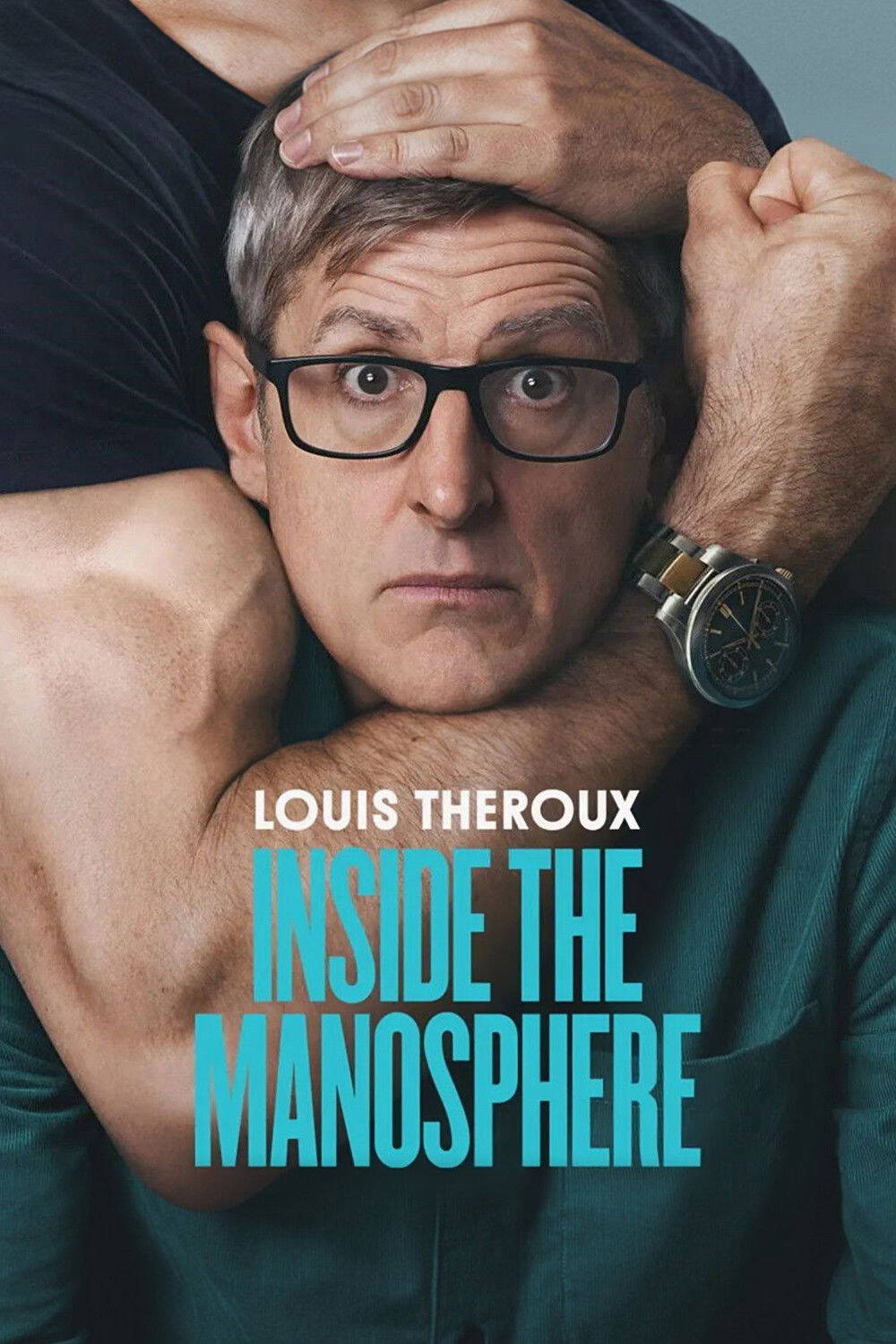 Poster chính thức của phim Phim Tài Liệu "Louis Theroux: Bên trong cộng đồng nam giới" (Louis Theroux: Inside the Manosphere - 2026), với sự tham gia của diễn viên Louis Theroux và HSTikkyTokky.
