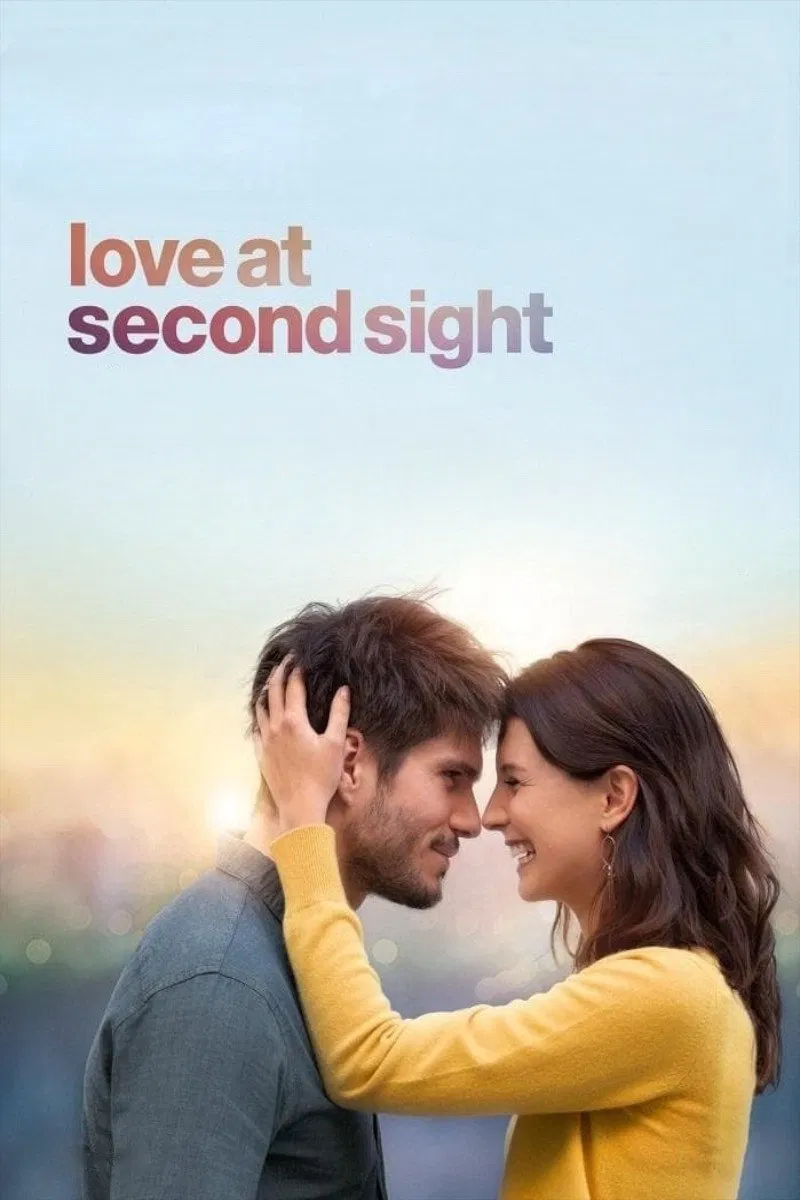 Poster chính thức của phim Phim Hài, Phim Tình Cảm "Love at Second Sight" (Love at Second Sight - 2019), với sự tham gia của diễn viên François Civil và Joséphine Japy.
