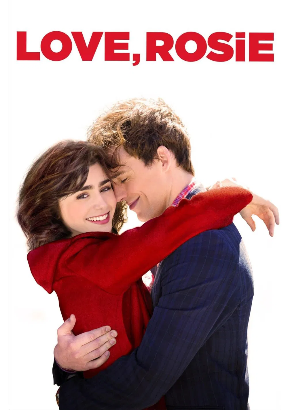 Poster chính thức của phim Phim Tình Cảm, Phim Tâm Lý "Love, Rosie" (Love, Rosie - 2014), với sự tham gia của diễn viên Lily Collins và Sam Claflin.