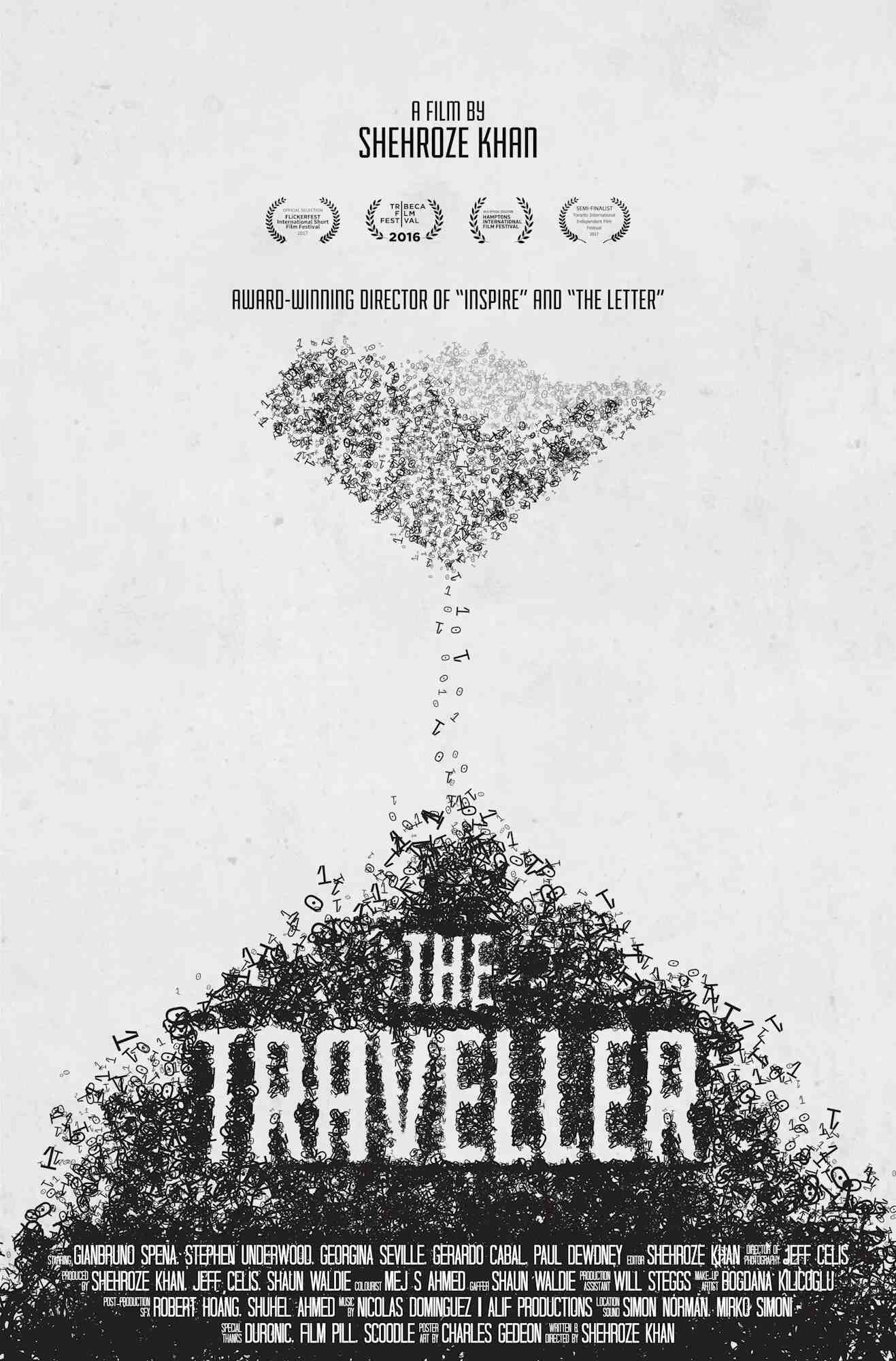 Poster chính thức của phim Phim Viễn Tưởng, Phim Giật Gân "Lữ Khách: Sự Thật Sau Tấm Áo Vua" (The Traveller - 2024), với sự tham gia của diễn viên Martin W. Payne.
