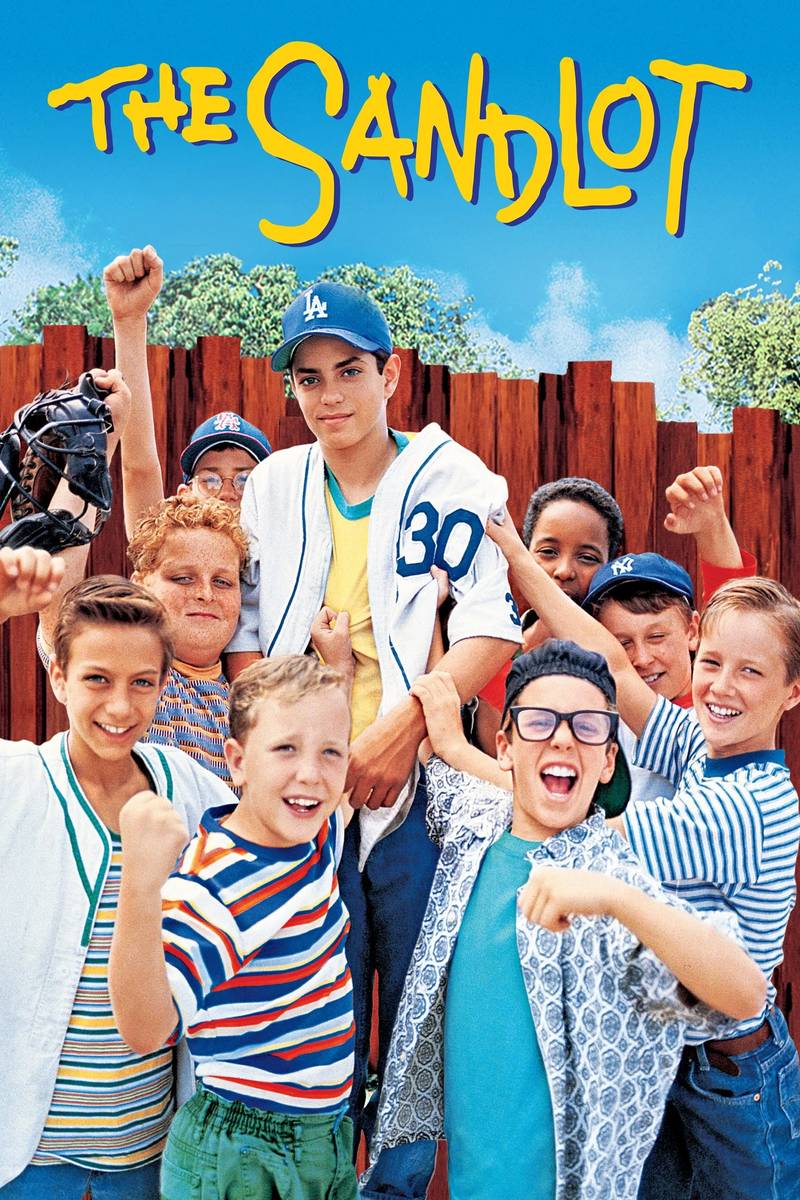 Poster chính thức của phim Phim Gia Đình, Phim Hài "Lũ Quỷ Nhỏ" (The Sandlot - 1993), với sự tham gia của diễn viên Tom Guiry và Mike Vitar.