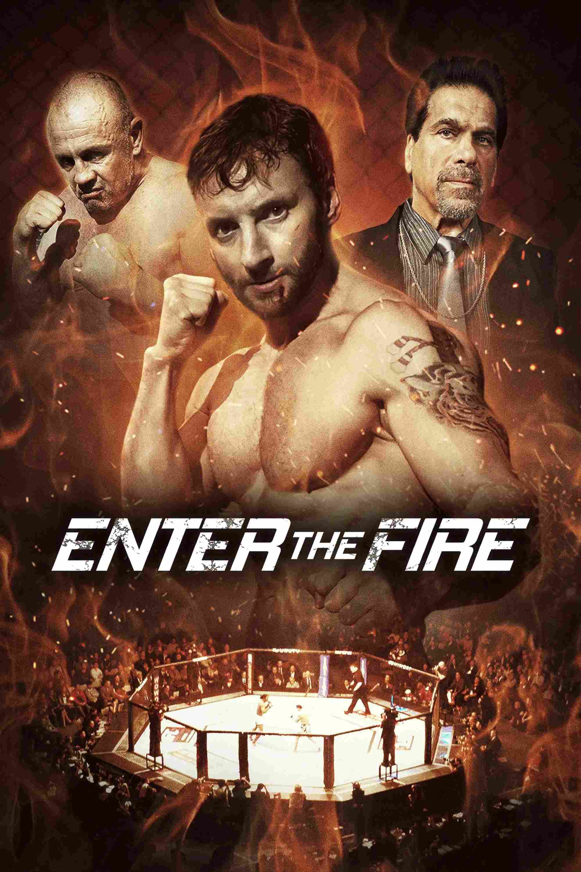 Poster chính thức của phim Phim Hành Động "Lửa Chiến" (Enter the Fire - 2018), với sự tham gia của diễn viên Lou Ferrigno và Teresa Navarro.