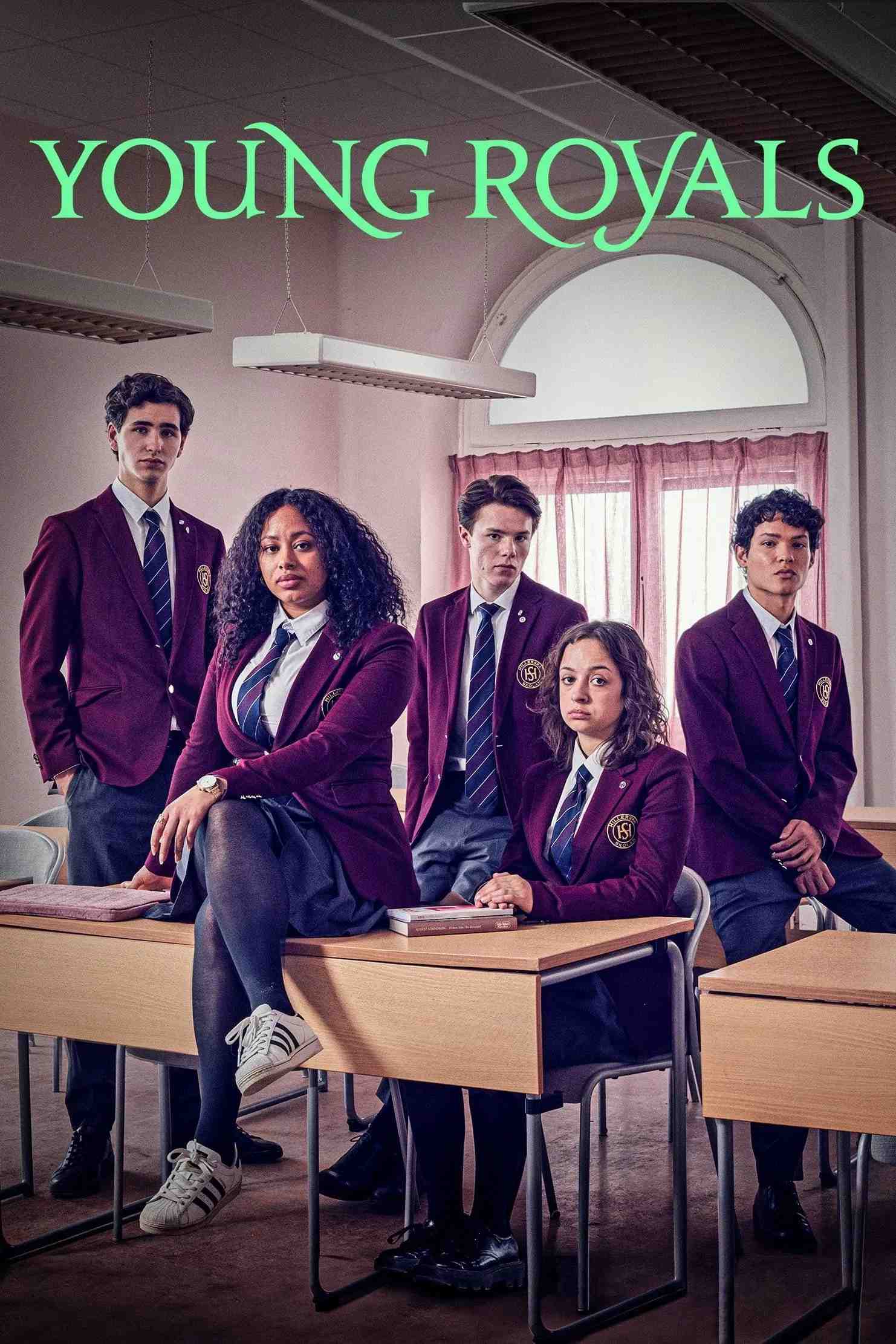 Poster chính thức của phim Phim Tâm Lý "Lựa Chọn Của Thái Tử (Phần 1)" (Young Royals - 2021), với sự tham gia của diễn viên Edvin Ryding và Omar Rudberg.