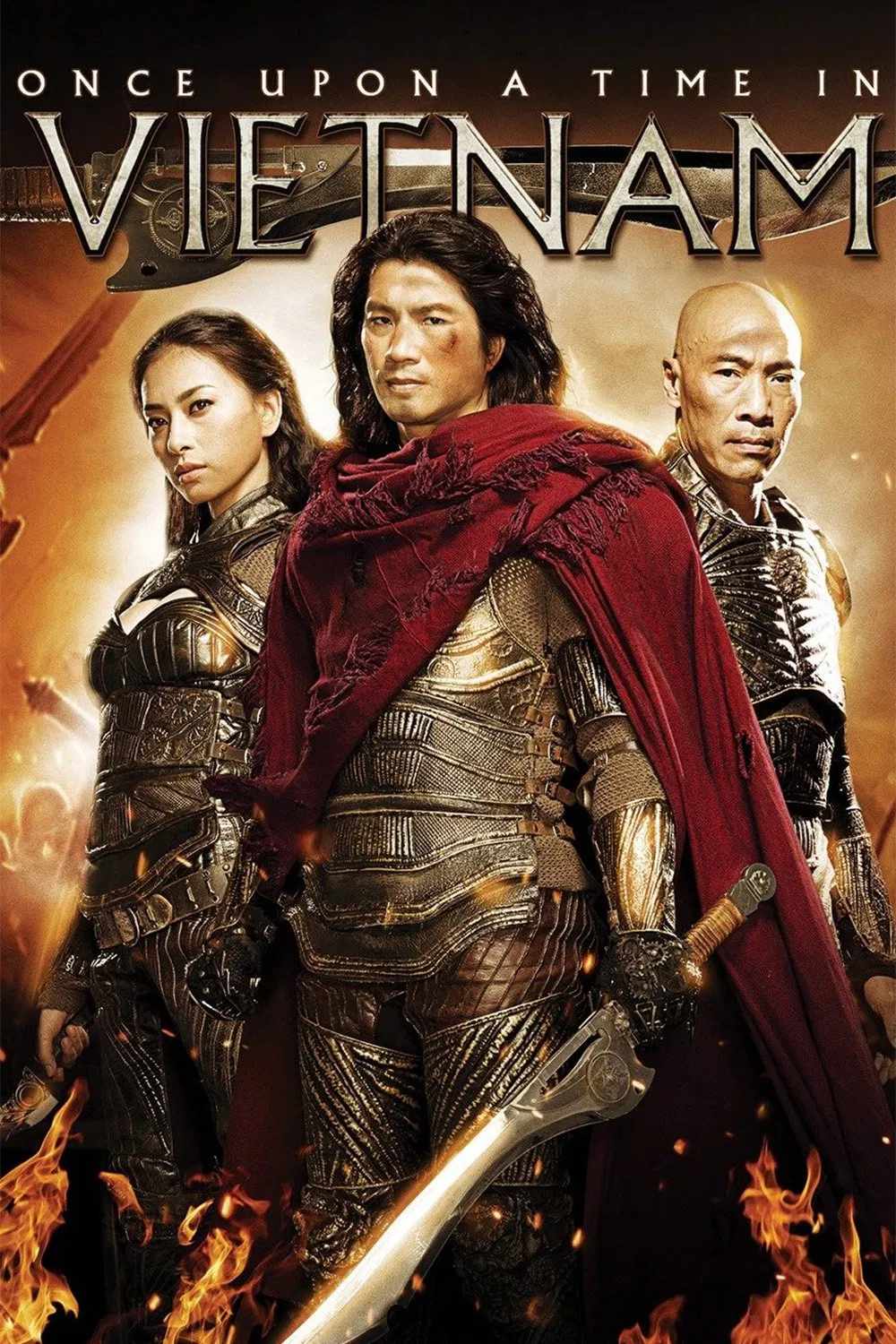 Poster chính thức của phim Phim Giả Tượng, Phim Hành Động "Lửa Phật" (Once Upon a Time in Vietnam - 2013), với sự tham gia của diễn viên Dustin Nguyễn và Roger Yuan.