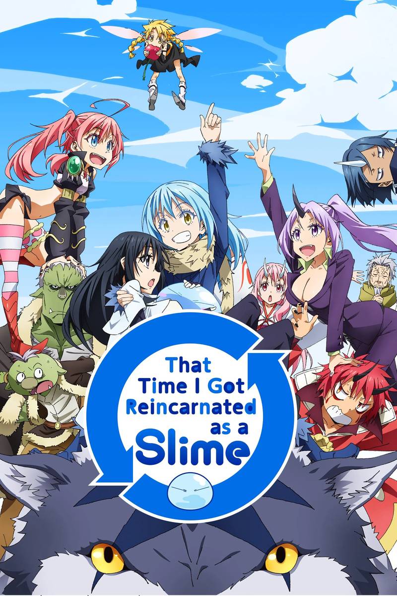 Poster chính thức của phim Phim Hành Động & Phiêu Lưu, Phim Hoạt Hình "Lúc đó, tôi đã chuyển sinh thành slime (Phàn 1)" (That Time I Got Reincarnated as a Slime - 2018), với sự tham gia của diễn viên Miho Okasaki và Megumi Toyoguchi.