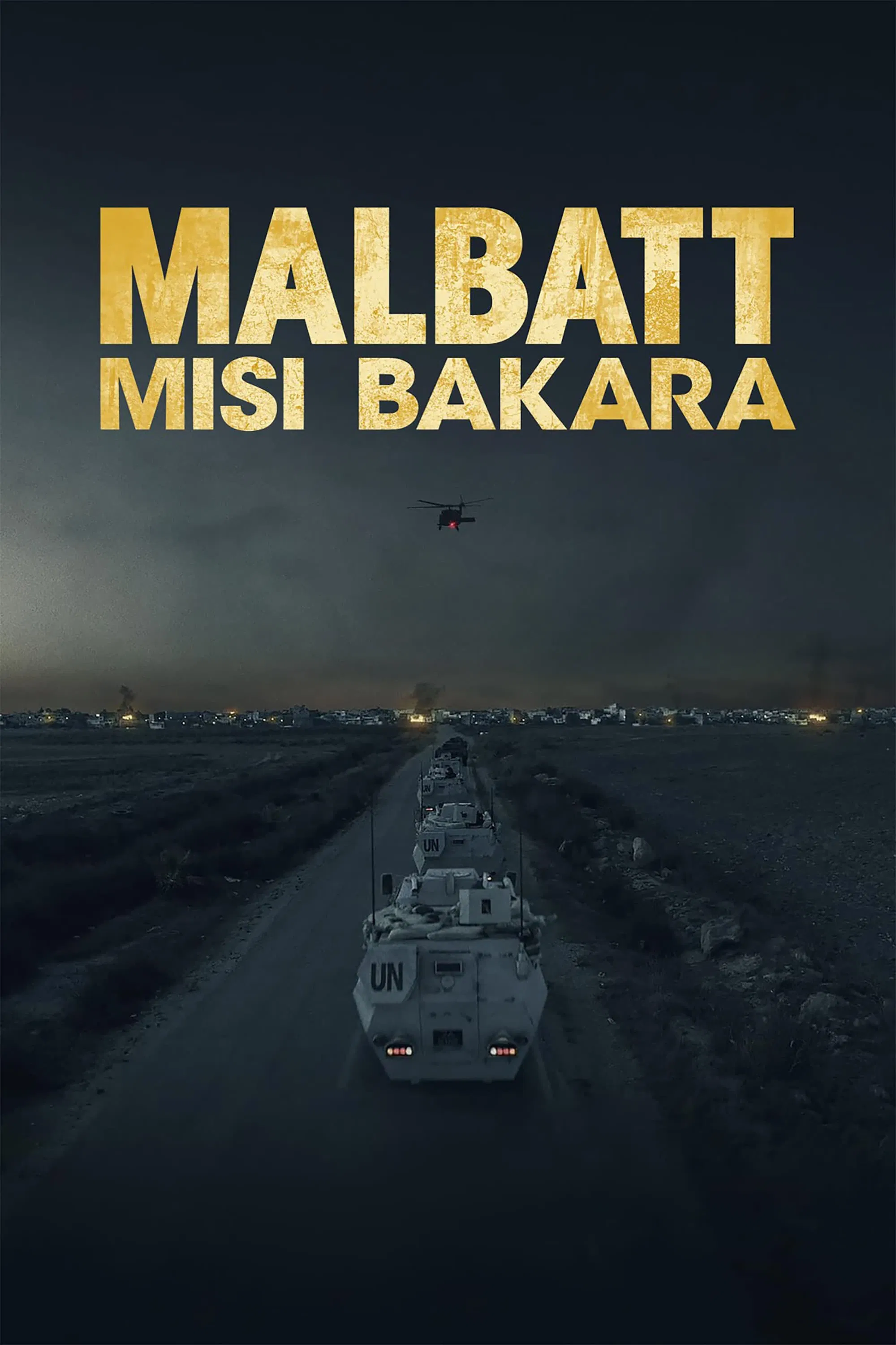 Poster chính thức của phim Phim Hành Động, Phim Lịch Sử "Lực Lượng Phản Ứng Nhanh" (Malbatt: Misi Bakara - 2023), với sự tham gia của diễn viên Bront Palarae và Shaheizy Sam.