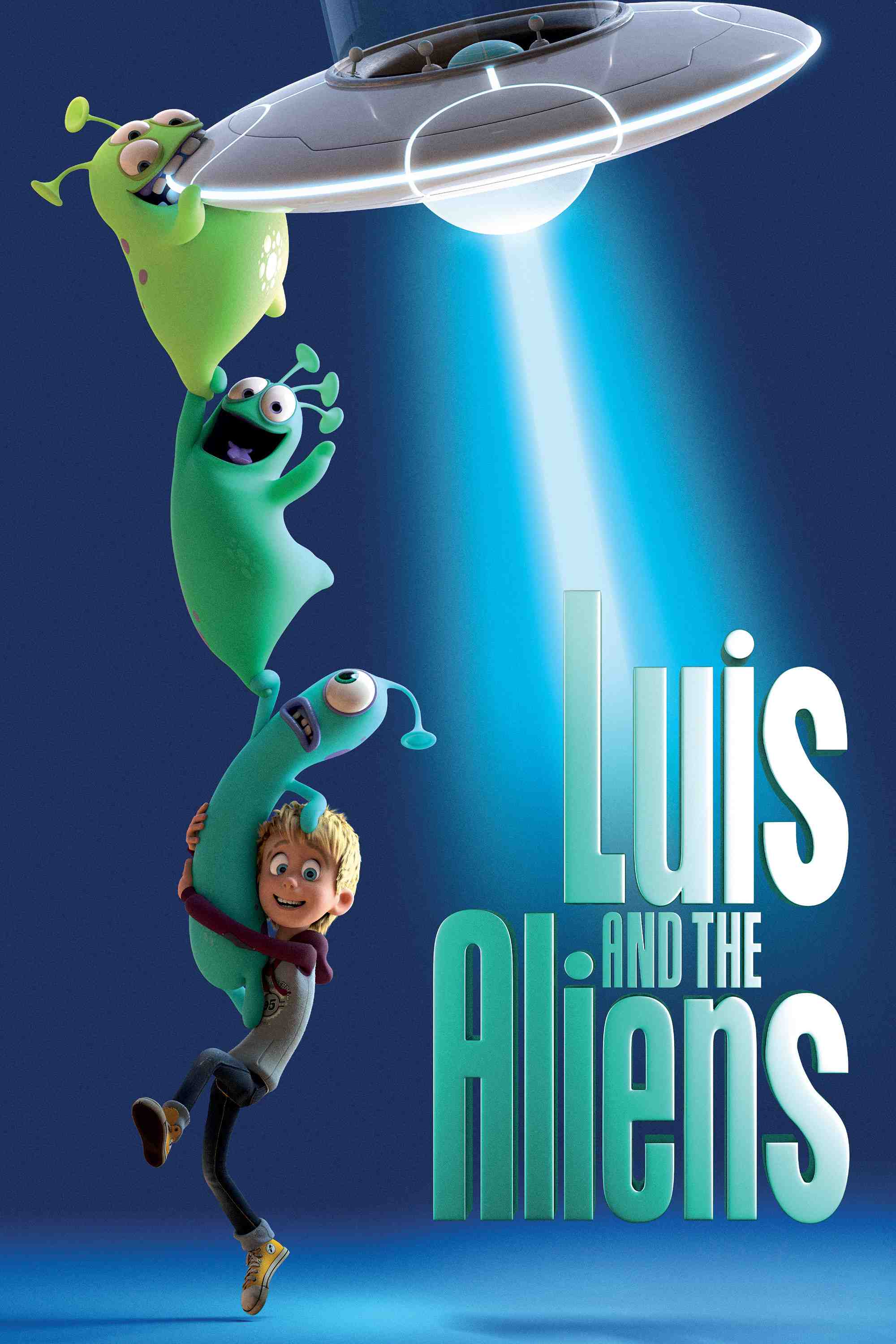 Poster chính thức của phim Phim Hoạt Hình, Phim Gia Đình "Luis và Nhóm Bạn Ngoài Hành Tinh" (Luis and the Aliens - 2018), với sự tham gia của diễn viên Callum Maloney và Dermot Magennis.
