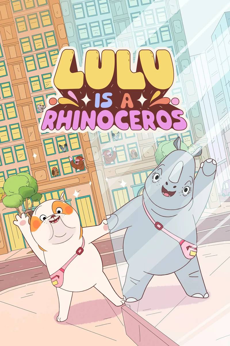 Poster chính thức của phim Phim Hoạt Hình, Phim Gia Đình "Lulu Là Một Bé Tê Giác" (Lulu Is a Rhinoceros - 2025), với sự tham gia của diễn viên Auliʻi Cravalho và Utkarsh Ambudkar.