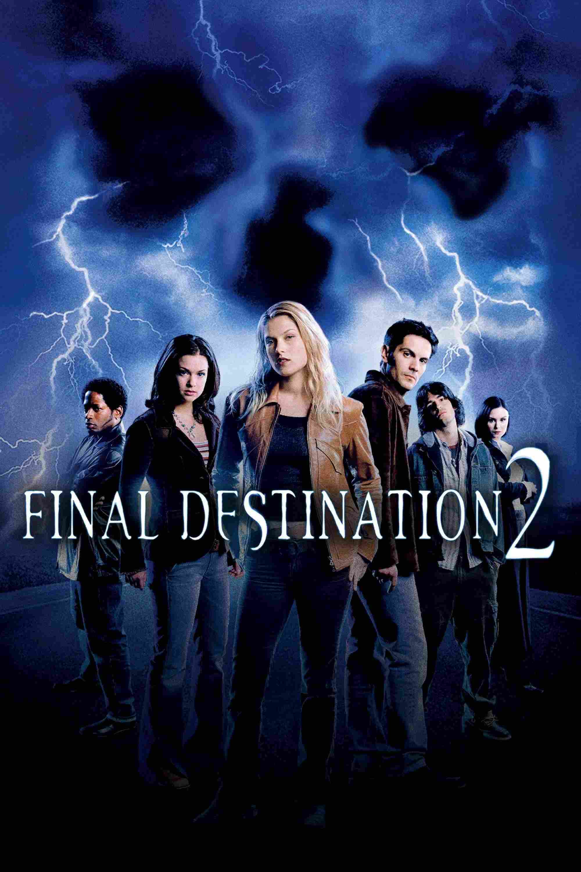 Poster chính thức của phim Phim Kinh Dị, Phim Bí Ẩn "Lưỡi Hái Tử Thần 2" (Final Destination 2 - 2003), với sự tham gia của diễn viên Ali Larter và A. J. Cook.