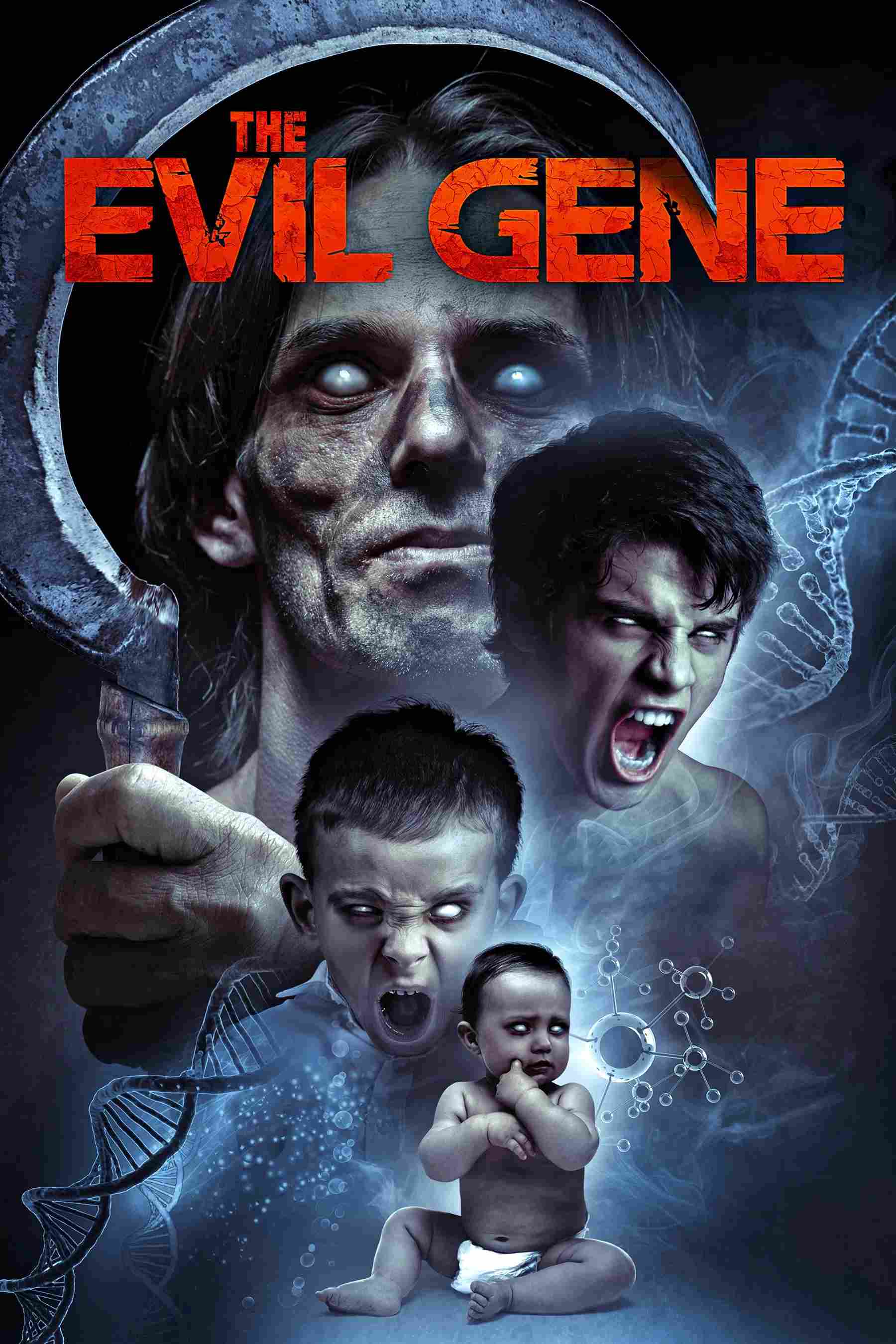 Poster chính thức của phim Phim Giật Gân, Phim Kinh Dị "Lưỡi Hái Tử Thần" (The Evil Gene - 2016), với sự tham gia của diễn viên Richard Speight Jr. và Cameron Richardson.