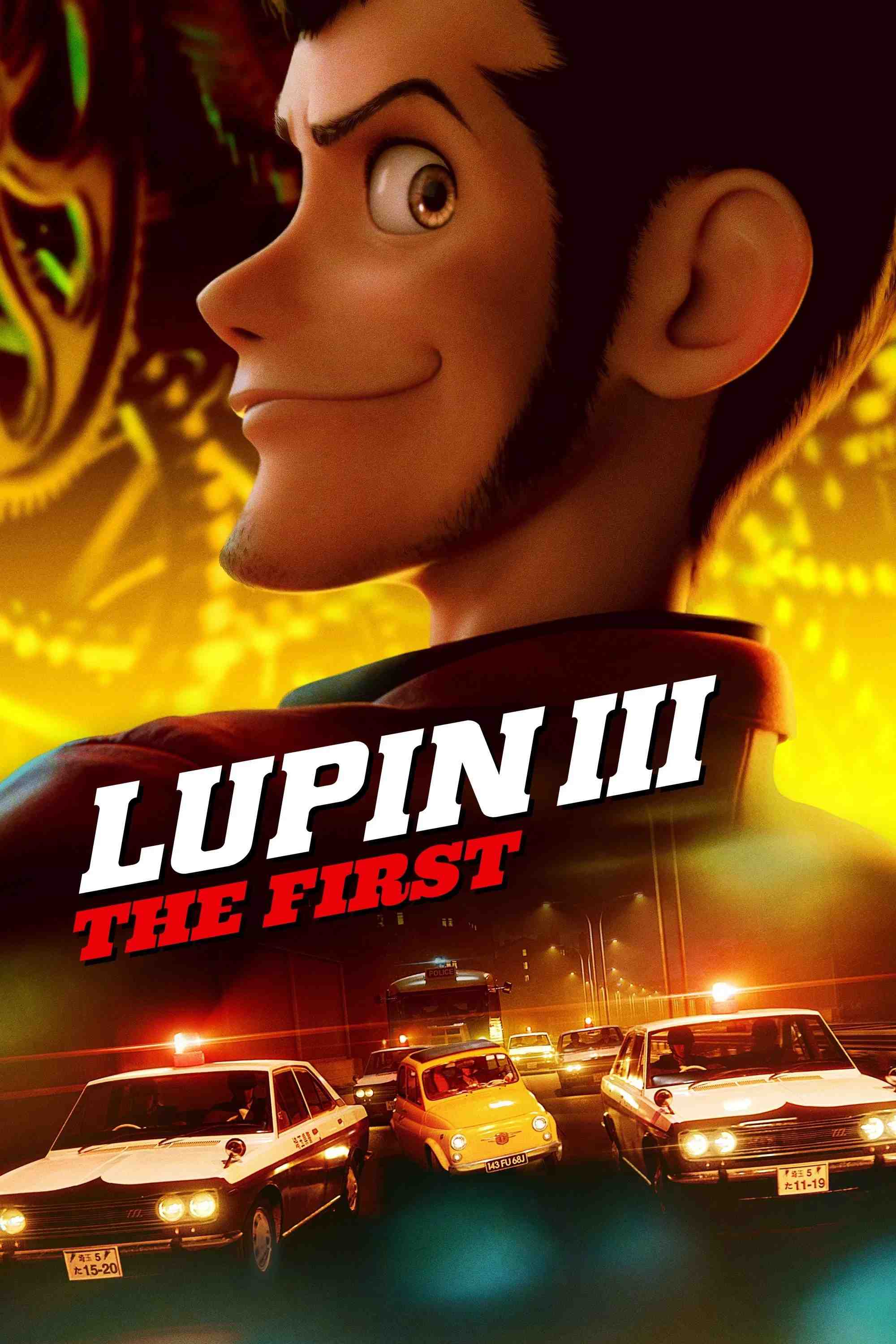 Poster chính thức của phim Phim Phiêu Lưu, Phim Hành Động "Lupin Đệ III: Lần Đầu" (Lupin III: The First - 2019), với sự tham gia của diễn viên Kanichi Kurita và Kiyoshi Kobayashi.