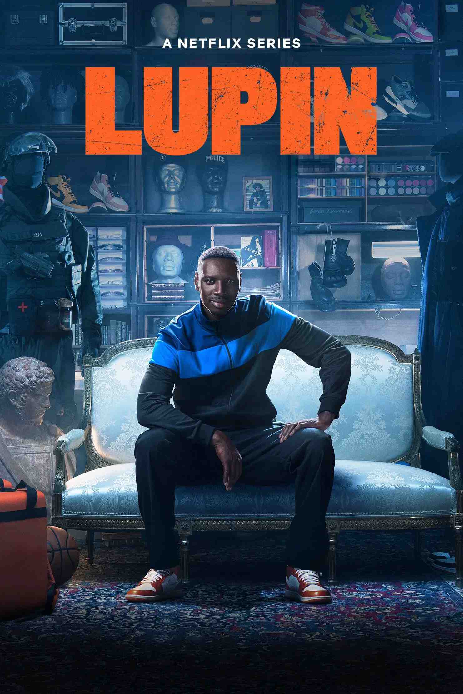 Poster chính thức của phim Phim Hình Sự, Phim Tâm Lý "Lupin (Phần 2)" (Lupin - 2021), với sự tham gia của diễn viên Omar Sy.