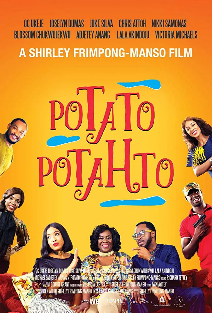 Poster chính thức của phim Phim Hài "Ly hôn không ly thân" (Potato Potahto - 2017), với sự tham gia của diễn viên OC Ukeje và Chris Attoh.