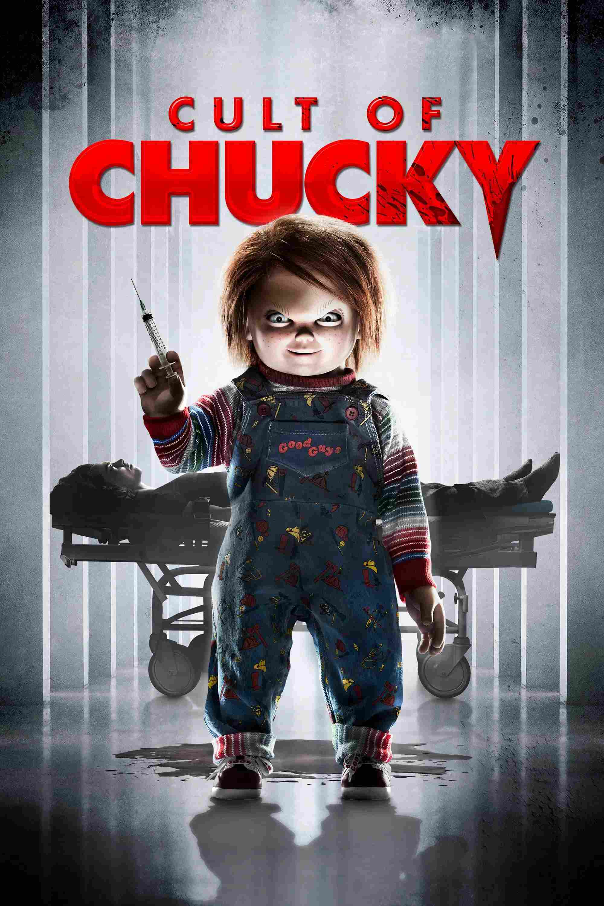 Poster chính thức của phim Phim Kinh Dị, Phim Giật Gân "Ma Búp Bê 7: Sự Tôn Sùng Chucky" (Cult of Chucky - 2017), với sự tham gia của diễn viên Fiona Dourif và Brad Dourif.
